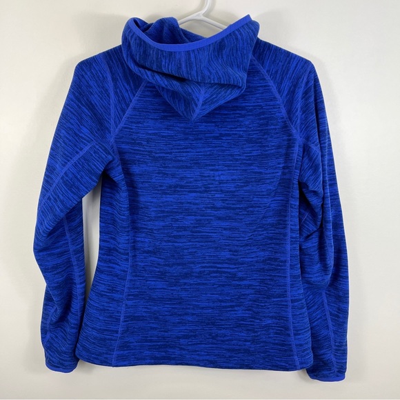 The North Face Hoodie Womens Small Blue Polartec Full Zip Long Sleeve - Picture 2 of 12